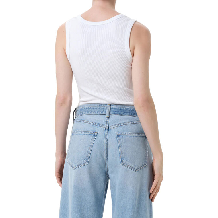 Poppy Ribbed Tank image number null