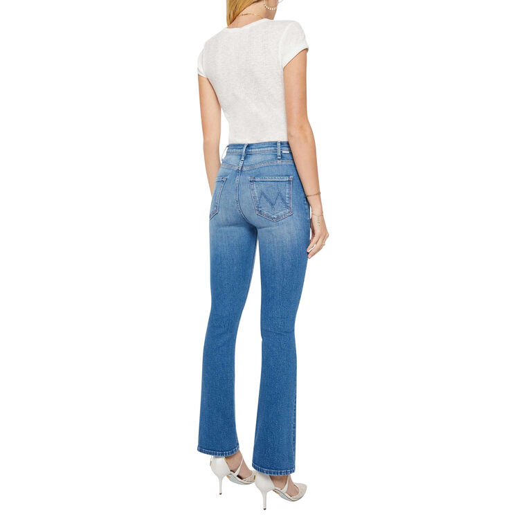 The Hustler Skimp High-Rise Flare Jean image number null