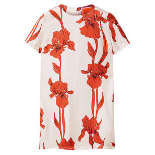 Short Sleeve Mini Swing Dress