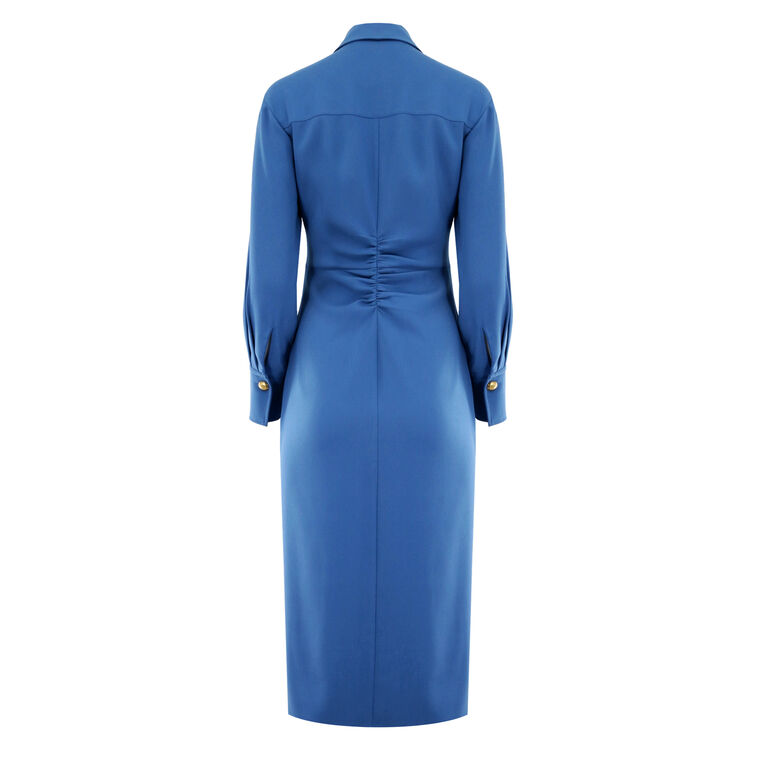 Loxley Long Sleeve Cinched Midi Dress image number null