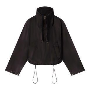 Lydia Nylon Popover Anorak Jacket