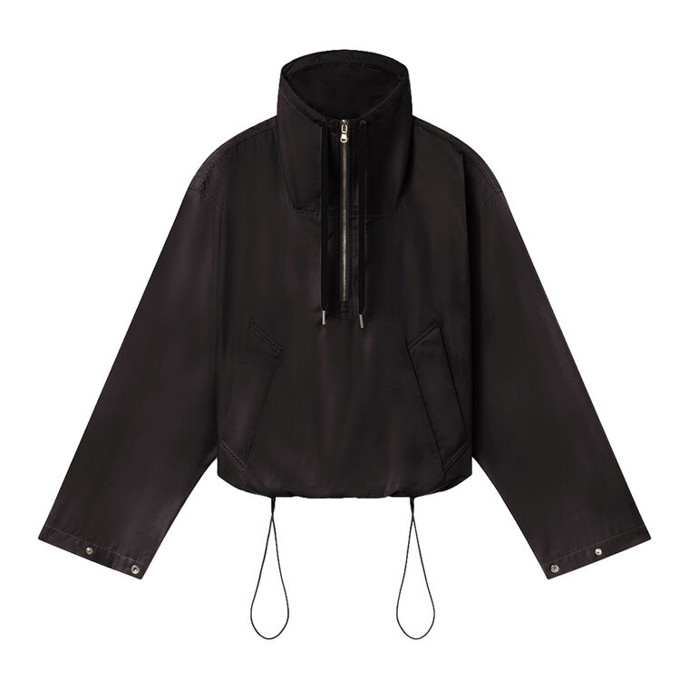 Lydia Nylon Popover Anorak Jacket image number null