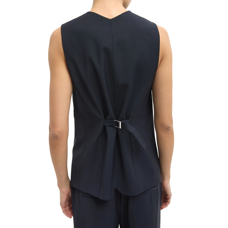 Tropical Wool Easy Vest image number null
