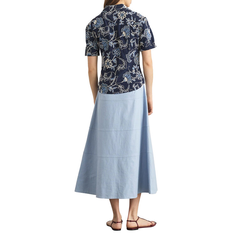 Oakley Short Sleeve Embroidered Poplin Top image number null