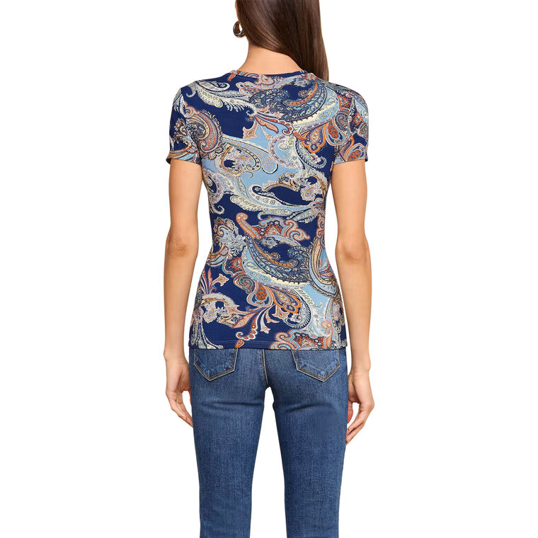 Ressi Short Sleeve Crewneck Fitted Tee image number null