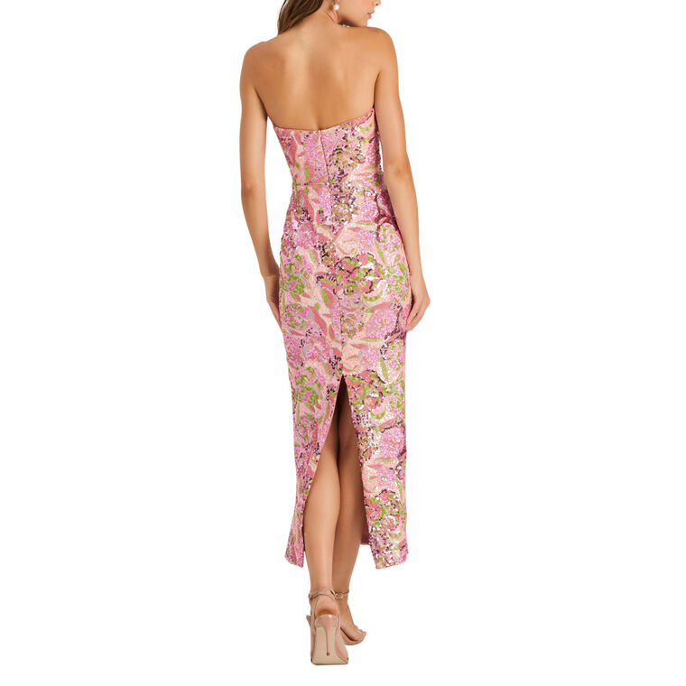 Monique Sequin Midi Dress image number null