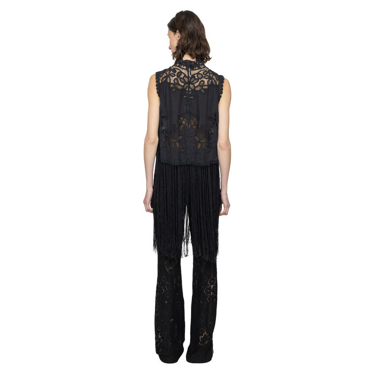 Adelina Battenberg Lace Vest Top image number null