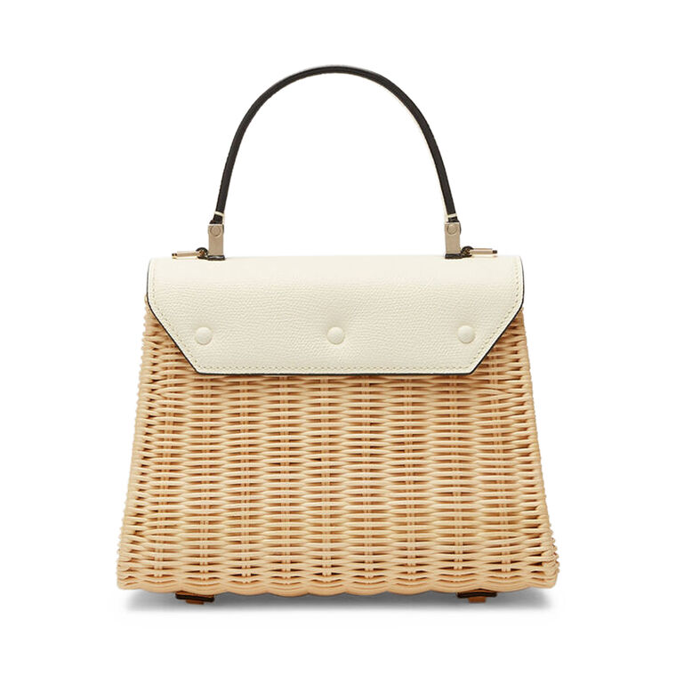 Iside Wicker Top Handle Mini Bag image number null