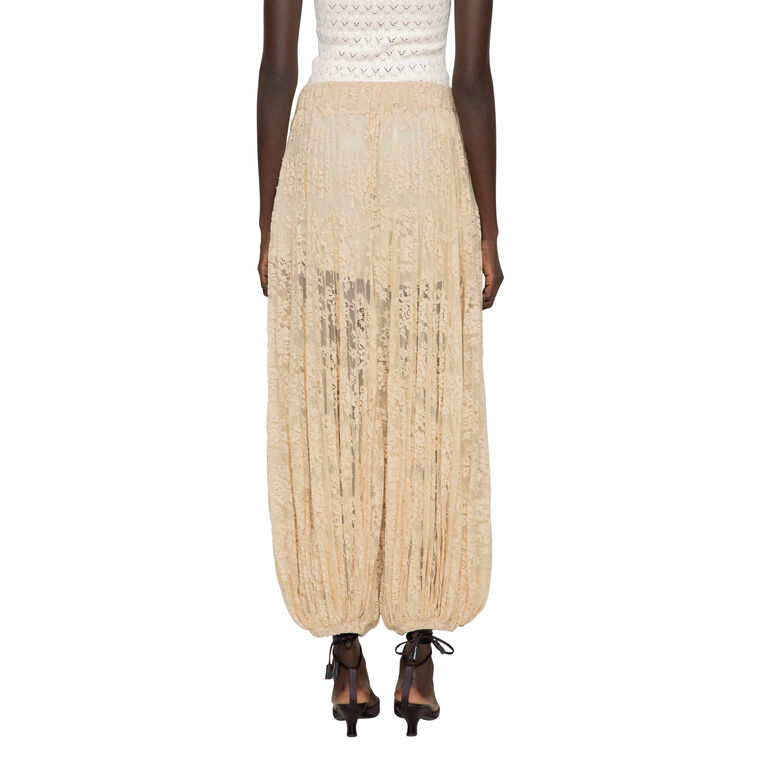 Sharleen Pleated Lace Balloon Pant image number null