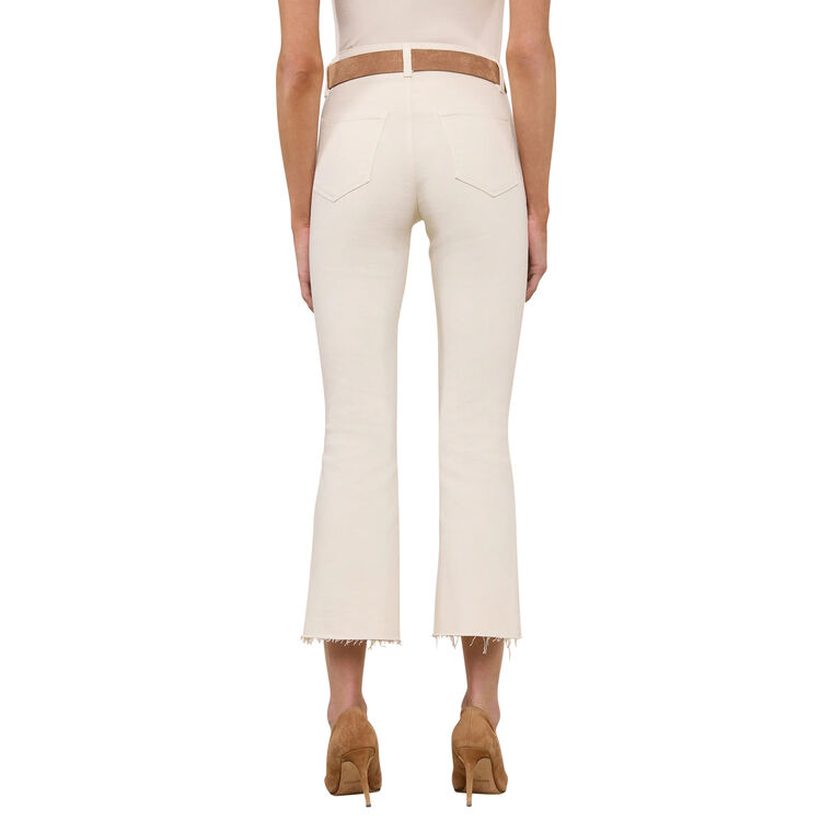 Kendra High Rise Cropped Flare Jean image number null