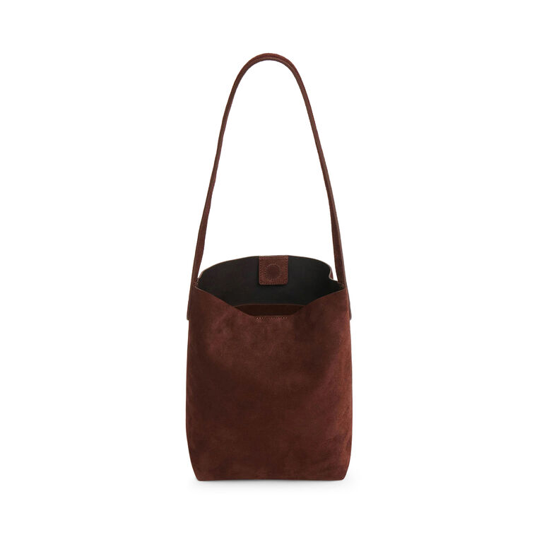 Small Everyday Cabas Suede Shoulder Bag image number null