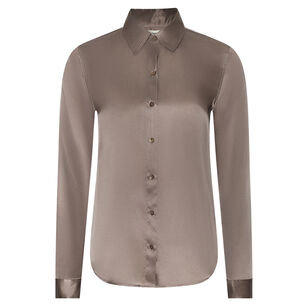Tyler Long Sleeve Silk Blouse