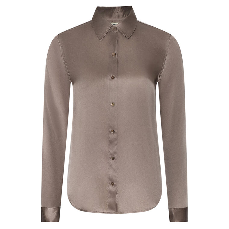 Tyler Long Sleeve Silk Blouse image number null