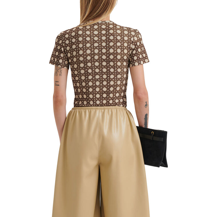 Darcy Printed Short Sleeve Crewneck Top image number null