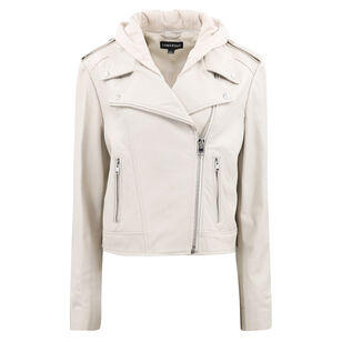 Holy Biker Jacket With Removable Hood