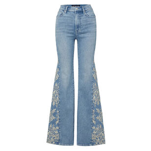 Joplin High-Rise Embroidered Wide Flare Leg Jean