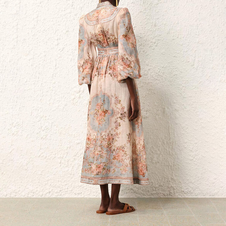 August Plunge Midi Dress image number null