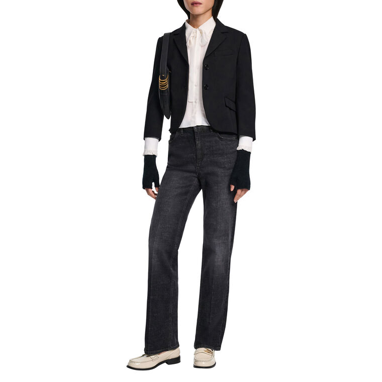 Denim Love Straight-Leg Pants image number null