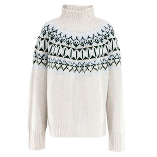Scottie Slouchy Fairisle Mockneck Sweater
