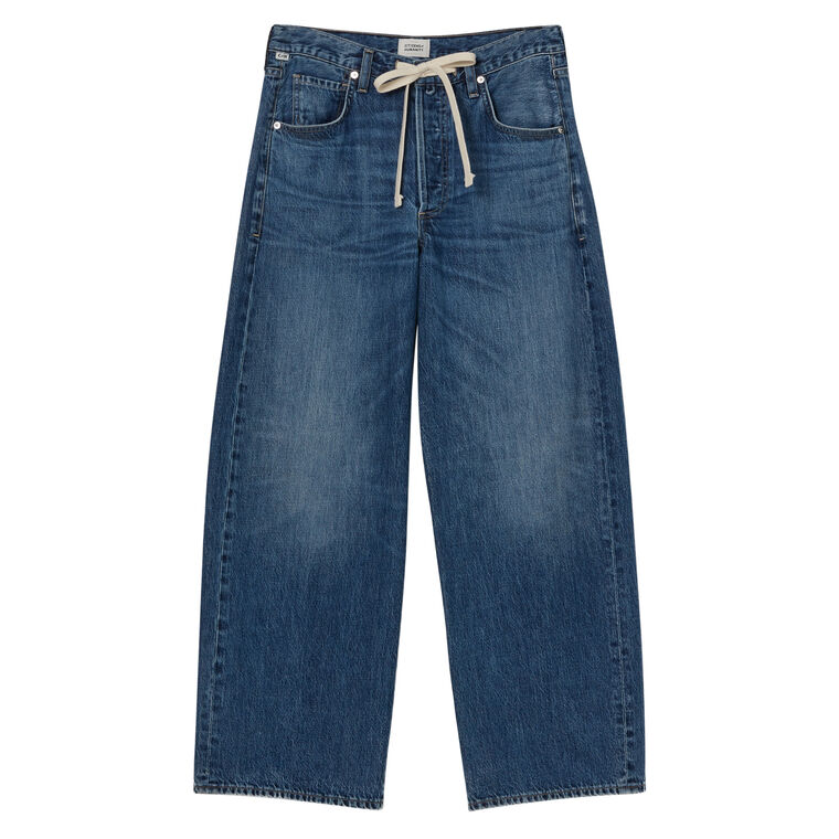Brynn Wide-Leg Denim Trouser image number null