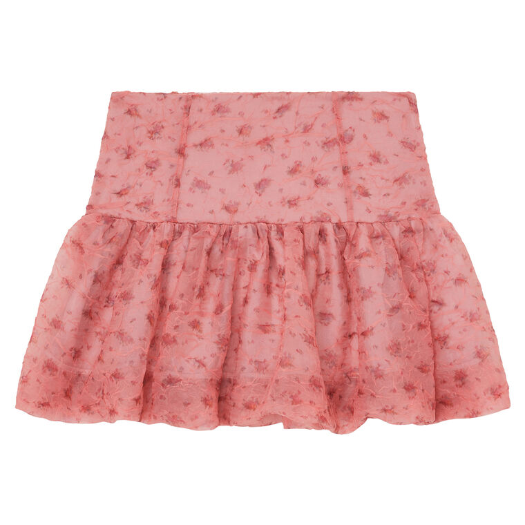 Shibori Organza Mini Skirt image number null