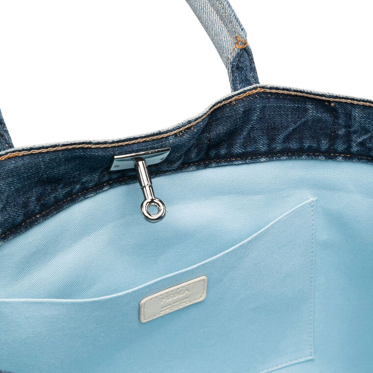 Nina Denim Tote Bag image number null