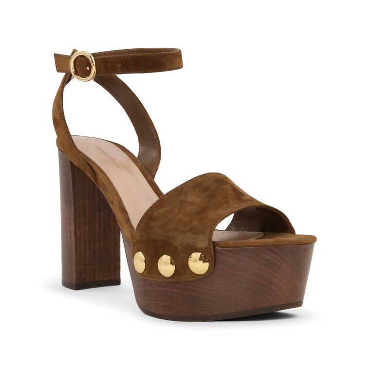 Suede 70mm Platform Sandal image number null