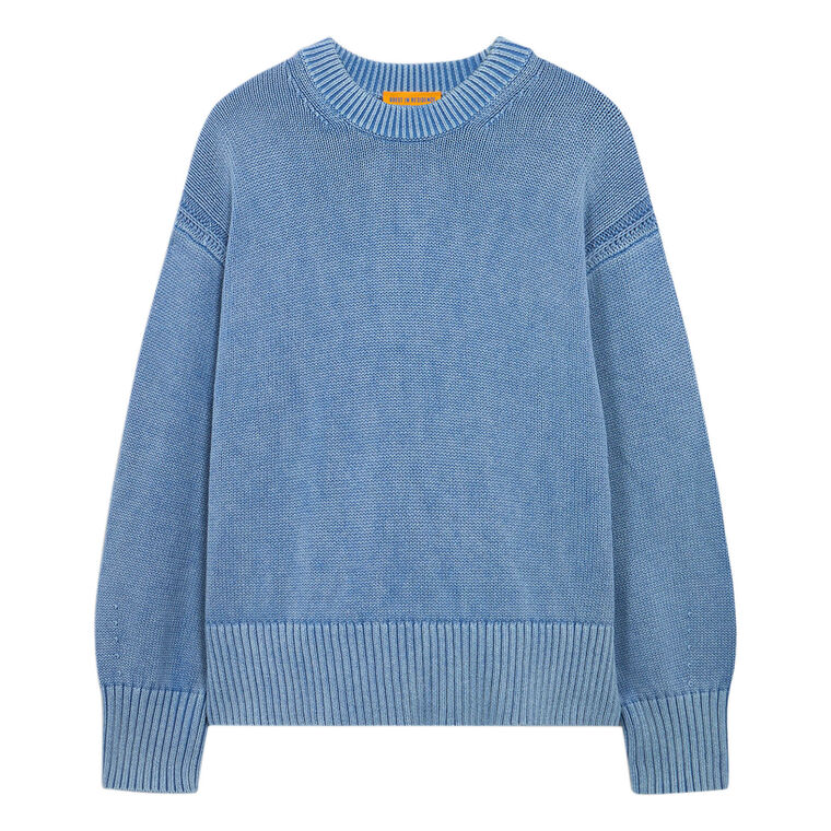 Long Sleeve Sunwash Cozy Crewneck Sweater image number null