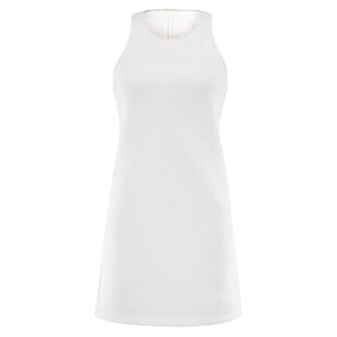 Bonded Viscose Sculpted Sleeveless Tunic Dress