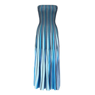 Soleil Striped Midi Dress