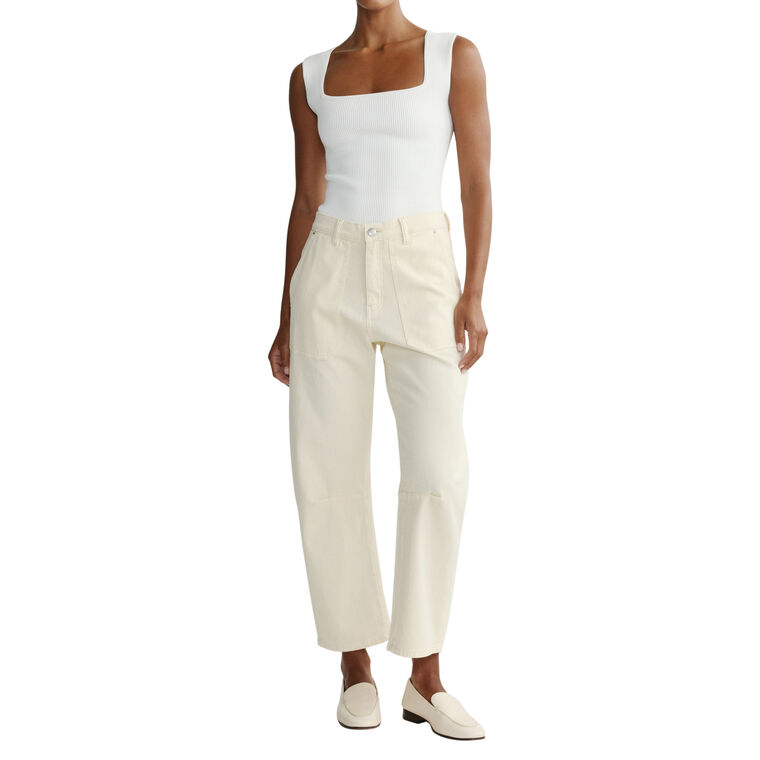 Sleeveless Square Neck Instasculpt Rib Top image number null