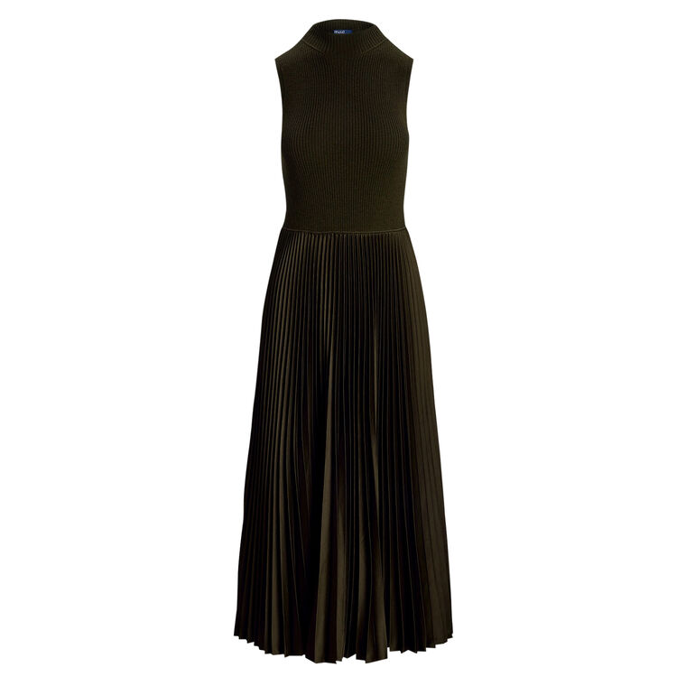 Wynna Sleeveless Mock Neck Midi Dress image number null