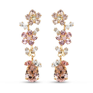 Fressia Crystal Floral Earrings