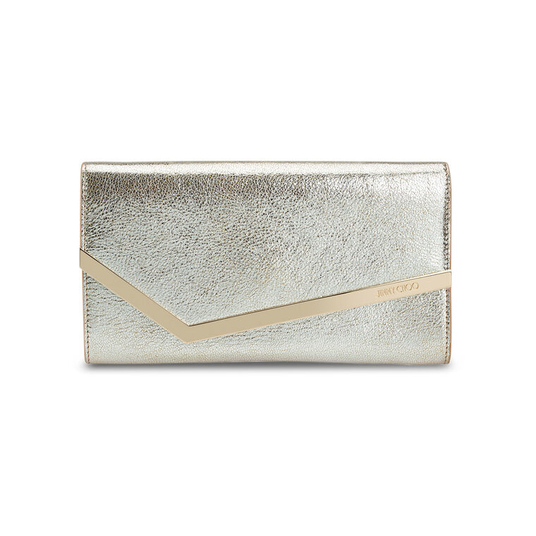Emmie Glitter Leather Clutch image number null