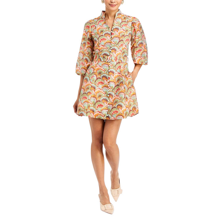 Valencia Belted Mini Dress image number null