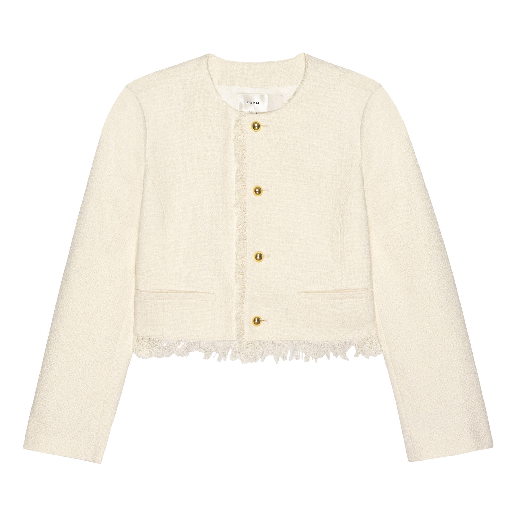 The Tweed Fringe Trim Jacket