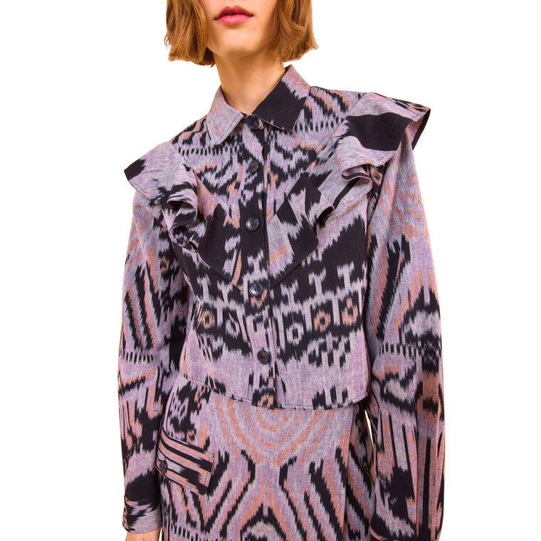 Mathilde Long Sleeve Blouse With Ruffles image number null