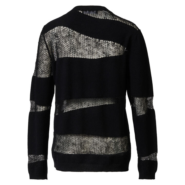 Long Sleeve Burnt Out Sweater image number null