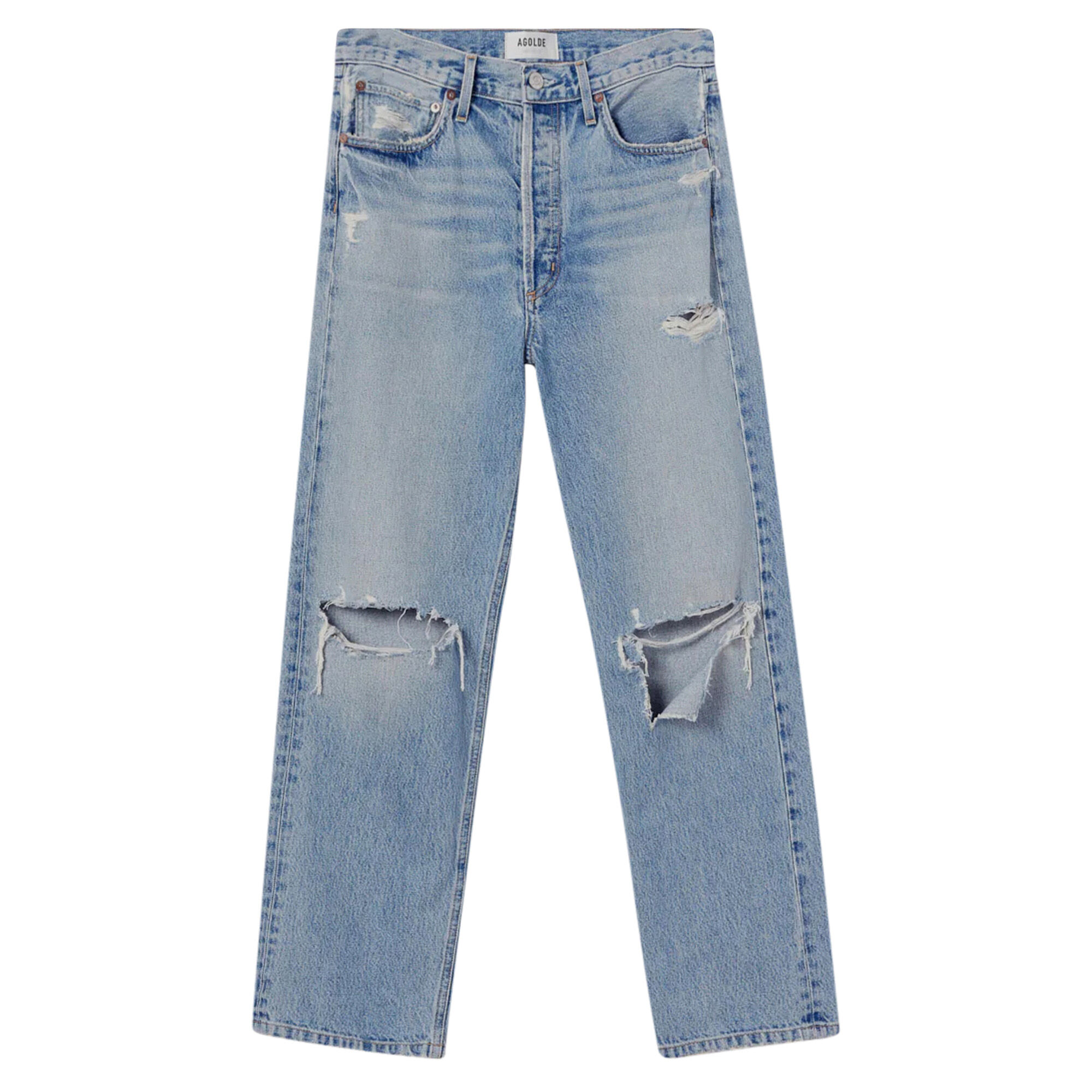90's Mid Rise Straight Leg Jean