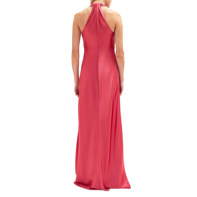 Ava Sleeveless Satin Gown image number null