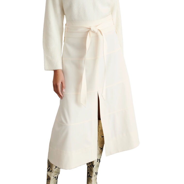 Hudson Belted A-Line Midi Skirt image number null