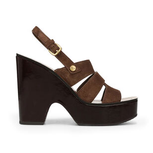 Peony Suede Platform Sandal