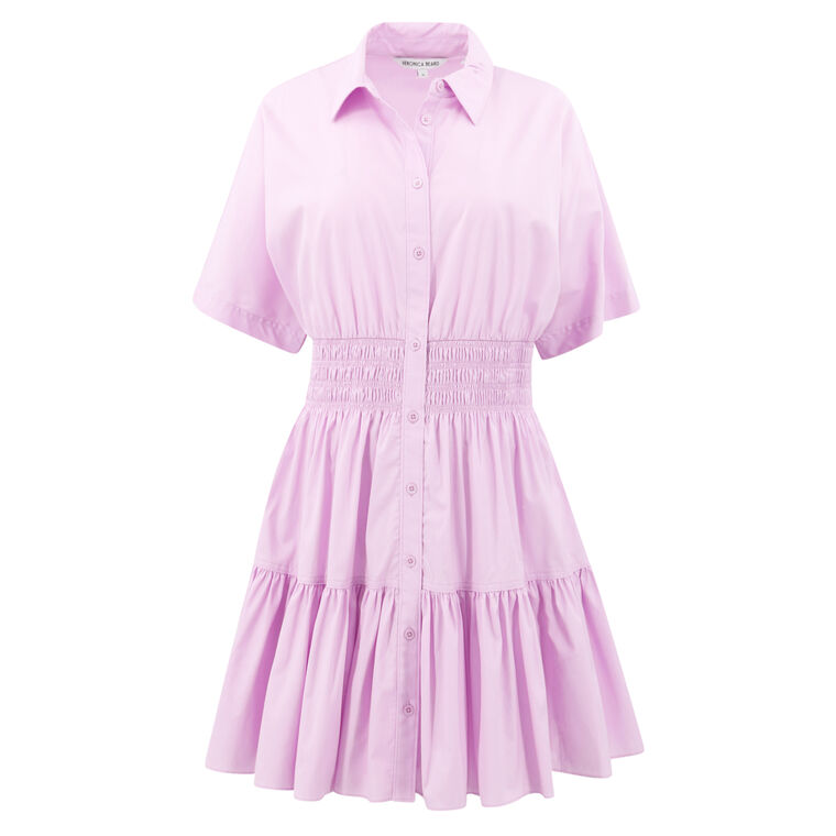 Greta Smocked Dress With Collar image number null