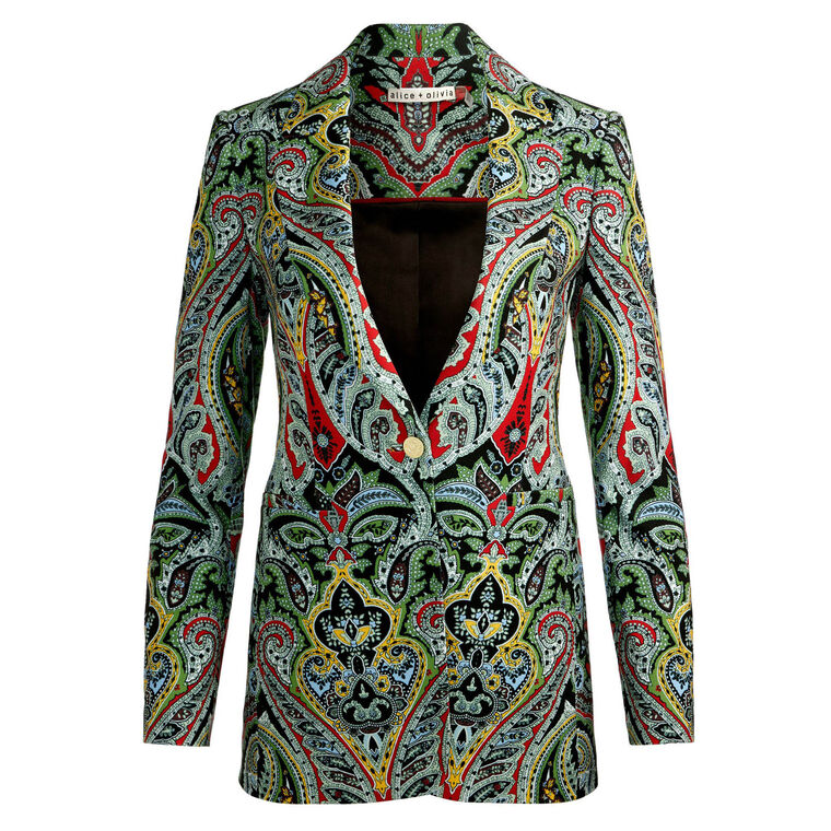 Breann Long Fitted Blazer image number null