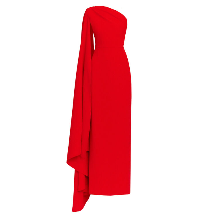 daria maxi dress Daria Draped Chiffon Maxi Dress / Black | MESHKI