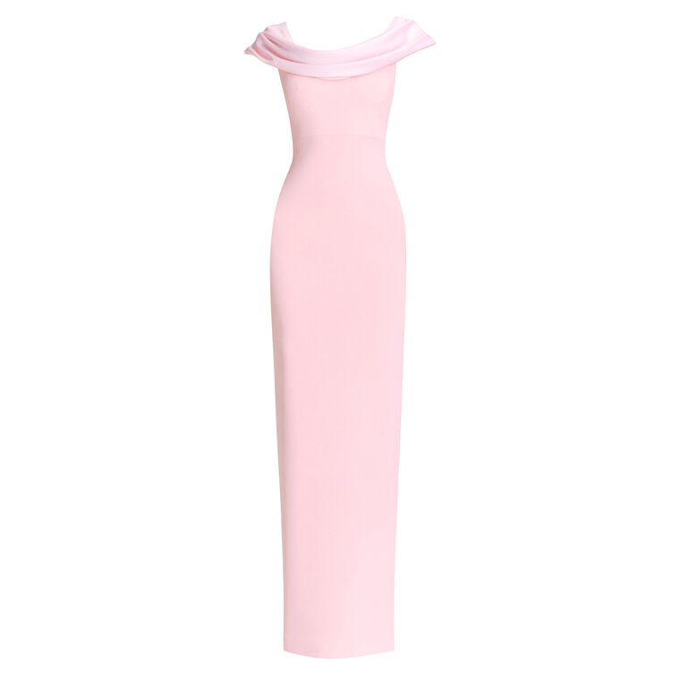 Adele Draped Off-The-Shoulder Maxi Dress image number null
