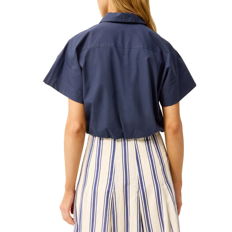 Sierra Short Sleeve Button-Up Top image number null