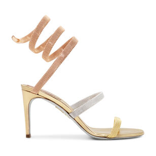 Cleo 80mm Trigold Three-Toned Sandal