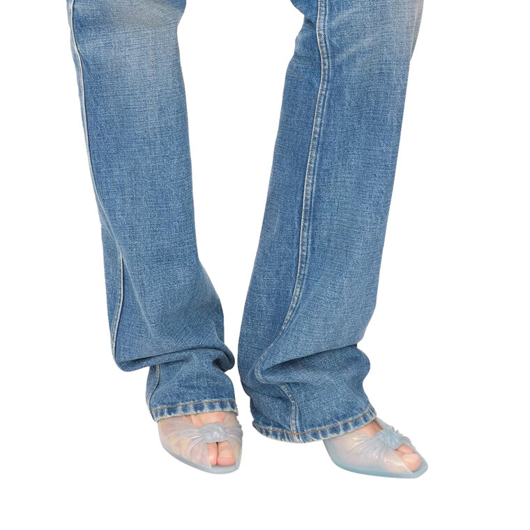 Kitten Heel Jelly Mule image number null