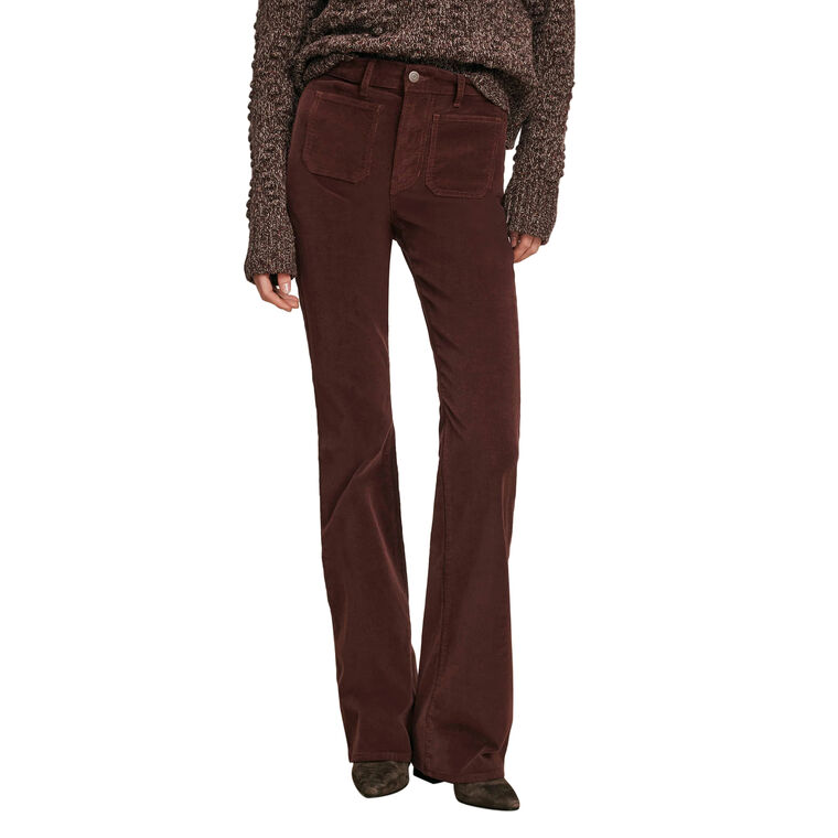 Beverly Patch Pocket Corduroy Skinny Flare Pant image number null